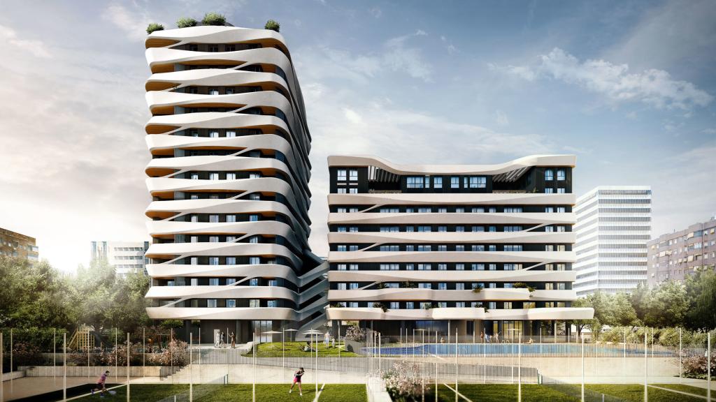 Residencial Becroux en Madrid, diseñado por el estudio Morph.