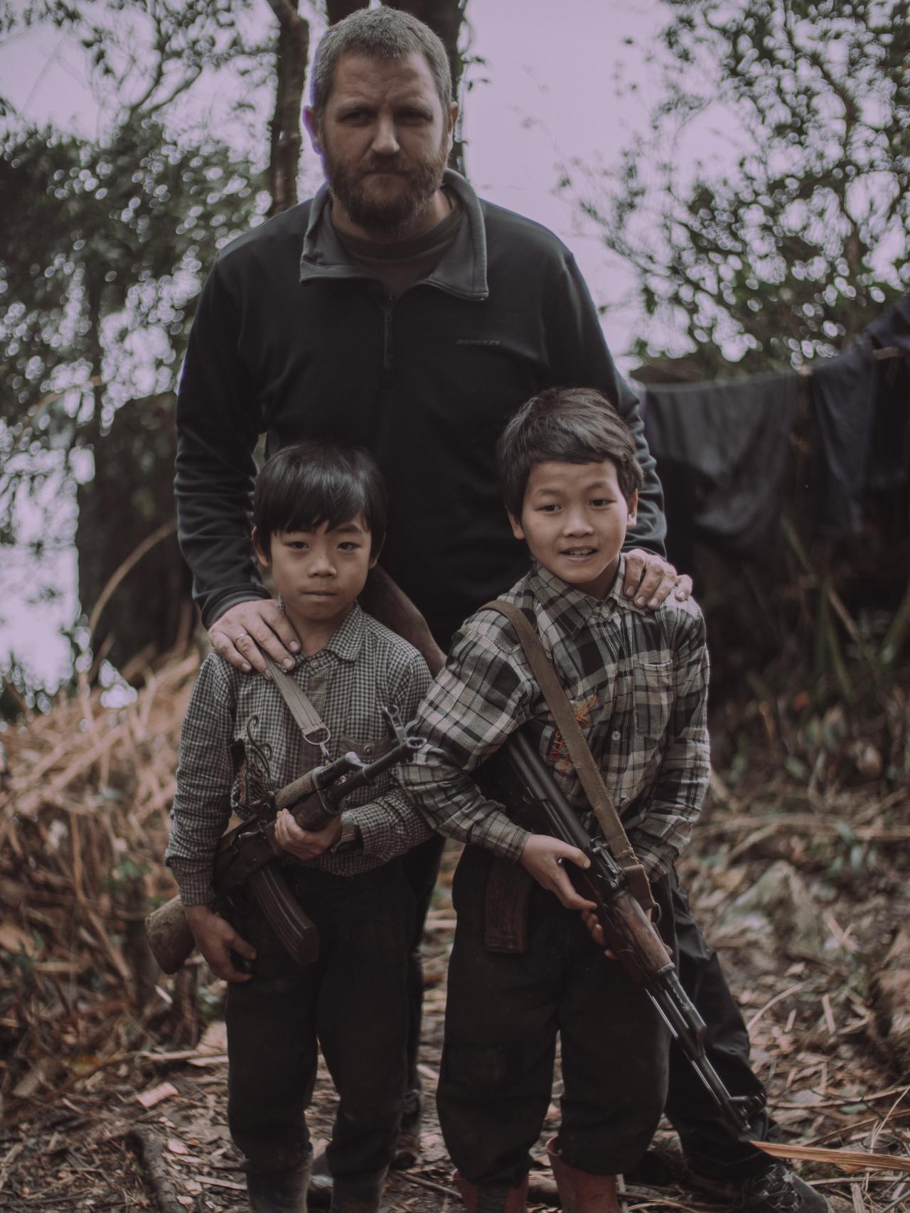 David, en octubre de 2015, en Laos.