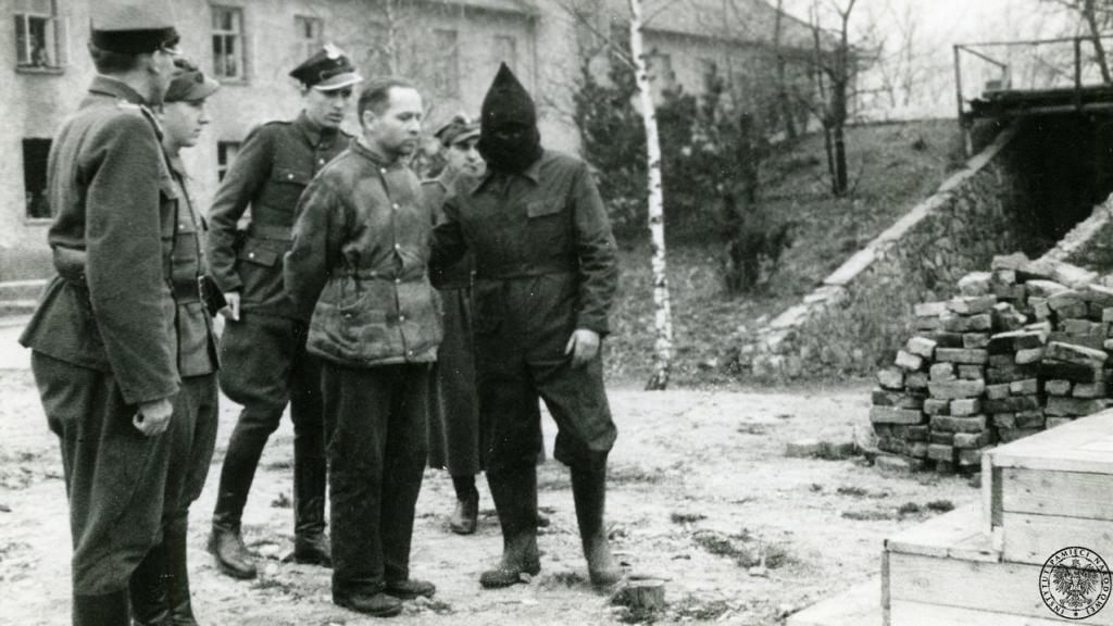 Rudolf Höss, momentos antes de ser ejecutado.