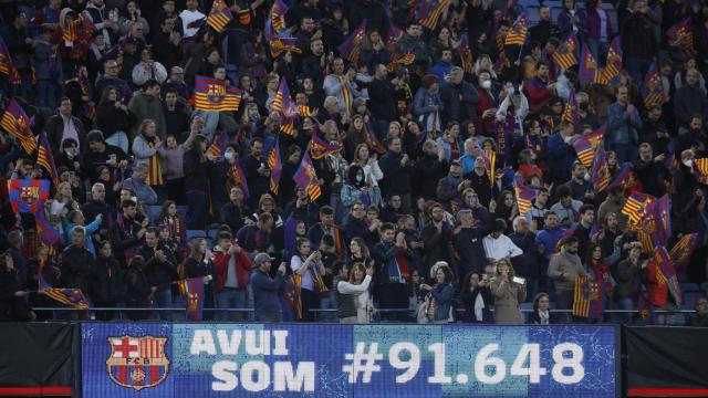 Número de espectadores en el Barça - Wolfsburgo de la Women's Champions League