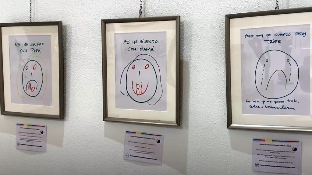 Otros dibujos que se pueden ver en la exposición.