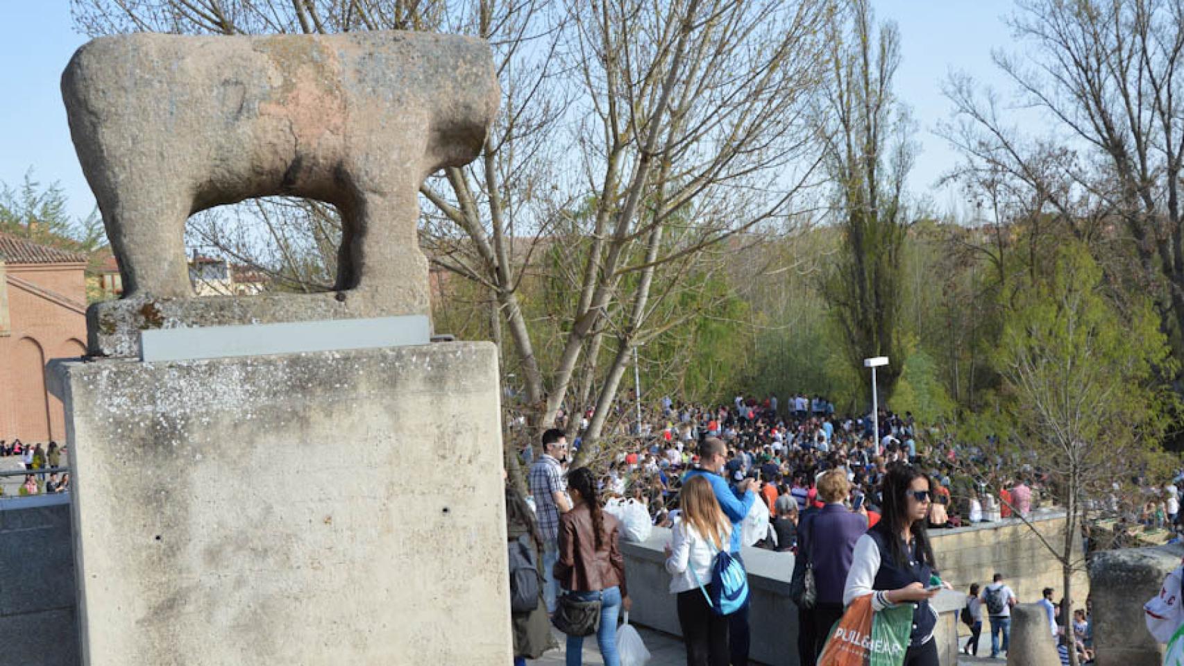 El verraco del puente de Salamanca o toro del Lazarillo de Tormes