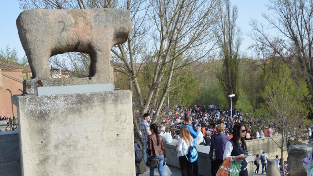 El verraco del puente de Salamanca o toro del Lazarillo de Tormes