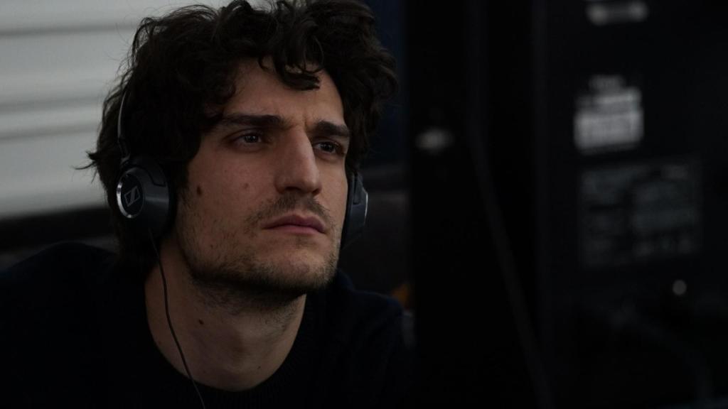 Louis Garrel durante el rodaje del filme