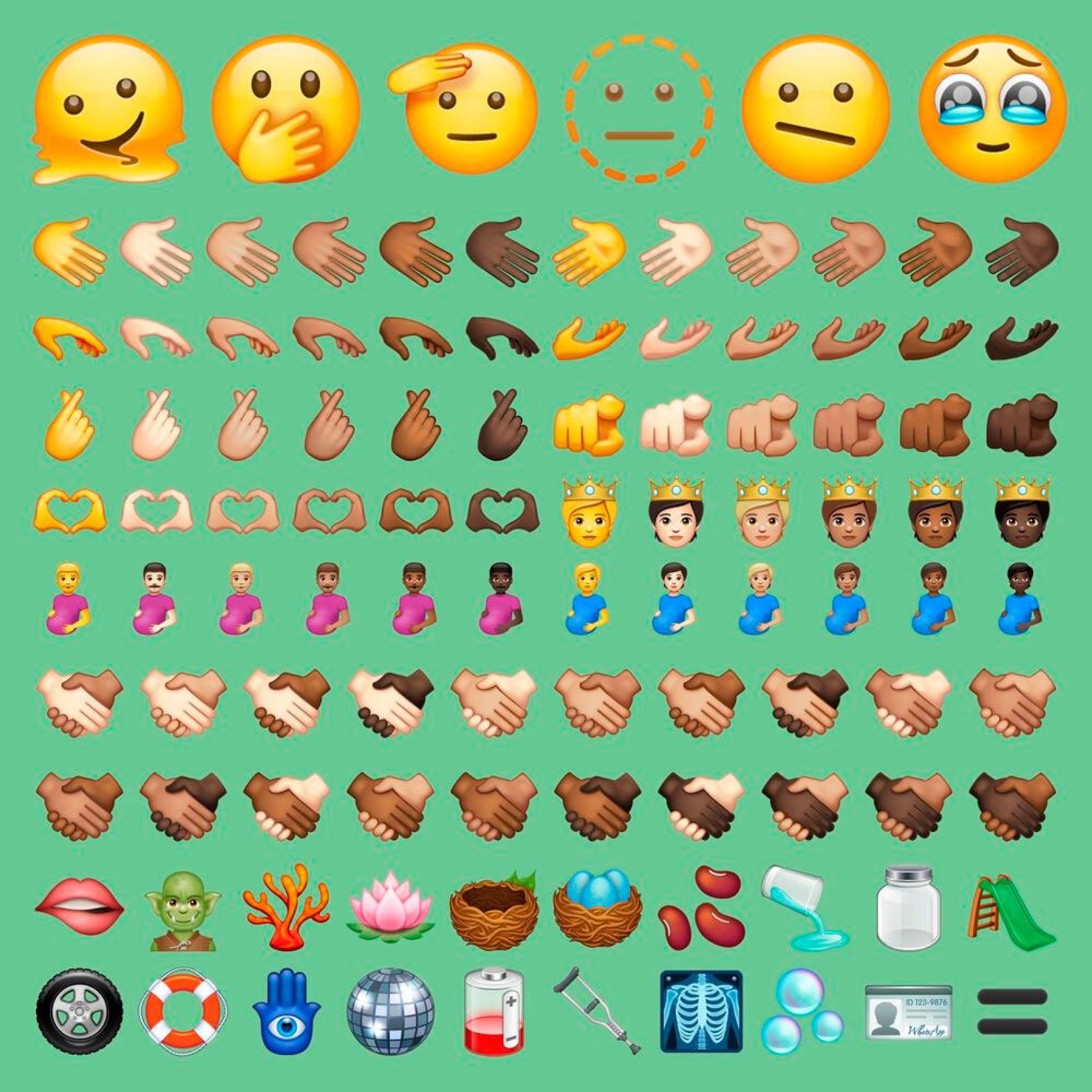 107 nuevos emoticonos llegan a WhatsApp para Android incluyendo un hombre embarazado