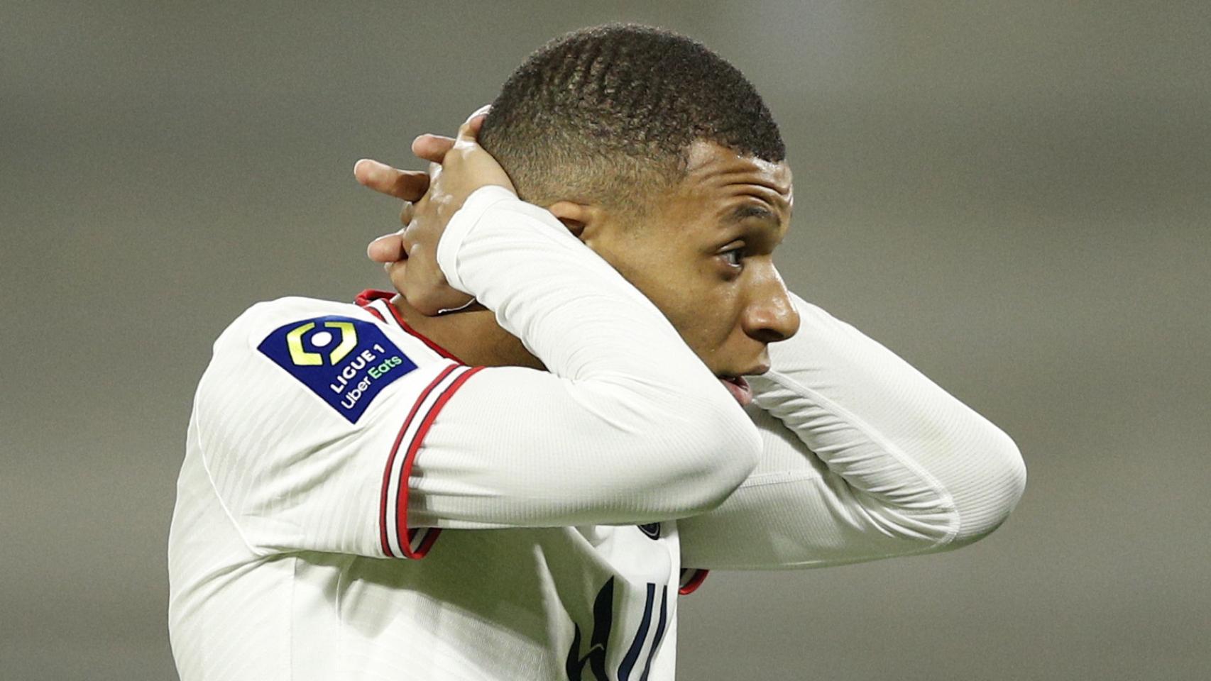 Kylian Mbappé, con el PSG
