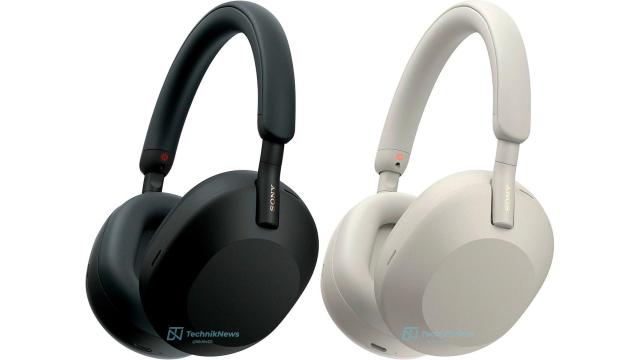 Renders de prensa filtrados de los Sony WH-1000XM5 según TechnikNews.