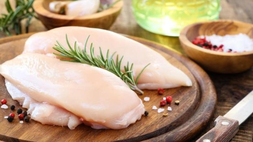 Filetes de pavo y pollo.