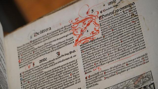 Uno de los incunables hallados entre los fondos de la Biblioteca de Castilla-La Mancha.