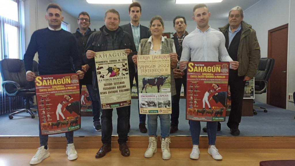 Presentación de los festejos taurinos de las fiestas de San Juan en Sahagún