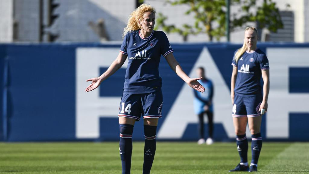 Kheira Hamraoui, durante un partido.