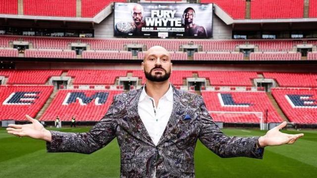 Tyson Fury, en Wembley