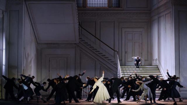 Ensayo de 'Las bodas de Fígaro' en el Teatro Real.