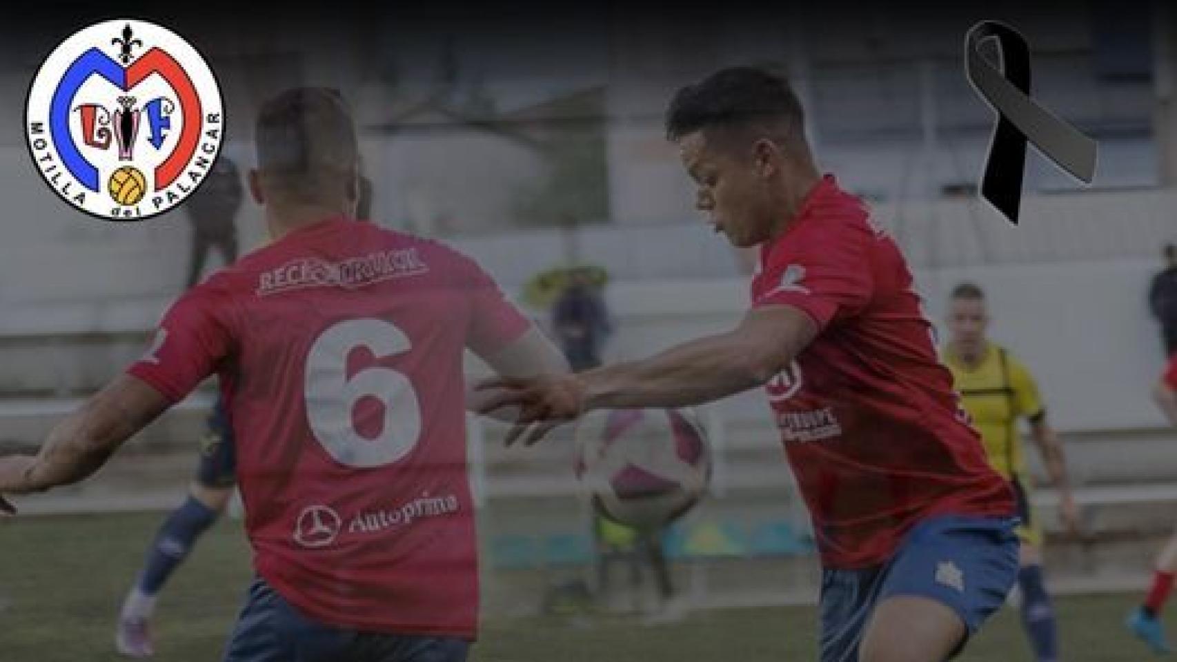 La imagen con la que el Motilla CF se ha despedido de su jugador Johan Aguirre.