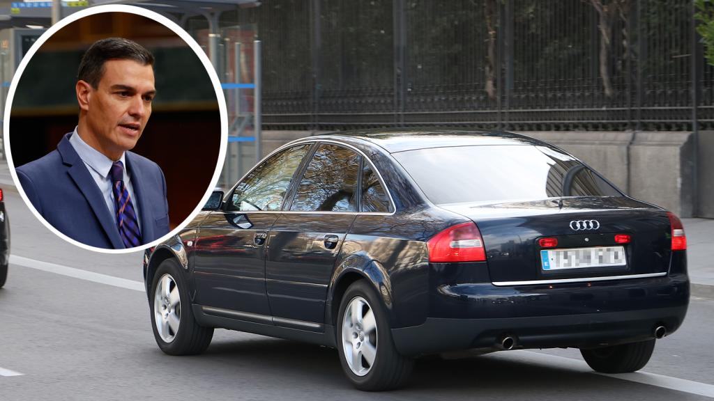 Este coche blindado de 15 años ha sido utilizado por el presidente Sánchez en los últimos días.
