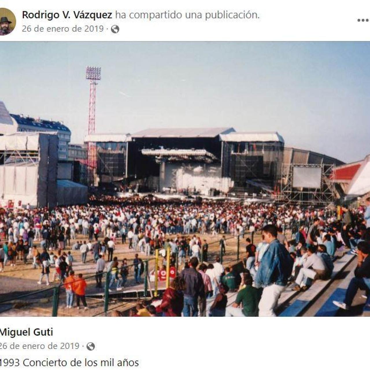 Concierto de los mil años en A Coruña.