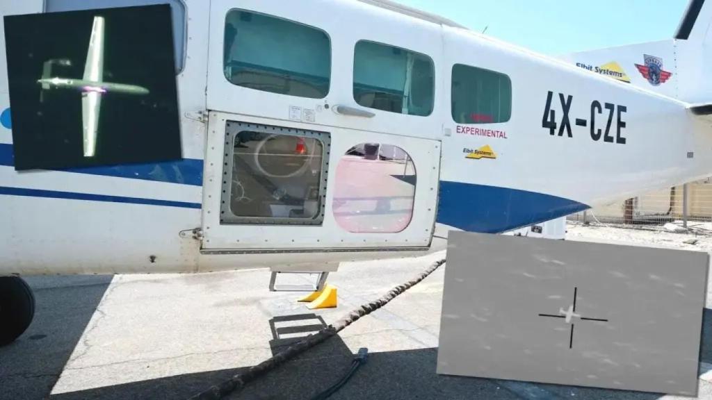 Avión adaptada con un cañón láser