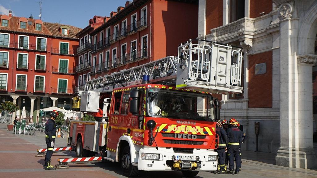 Un camión de los Bomberos de Valladolid en una imagen de archivo.