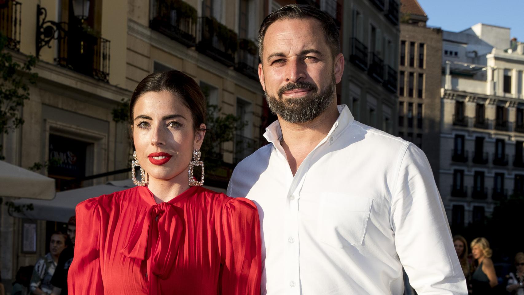 Lidia Bedman y su marido, Santiago Abascal, en una imagen de archivo.