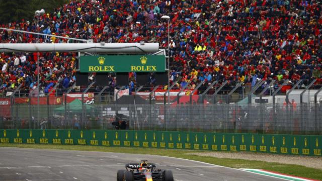 Max Verstappen en Imola