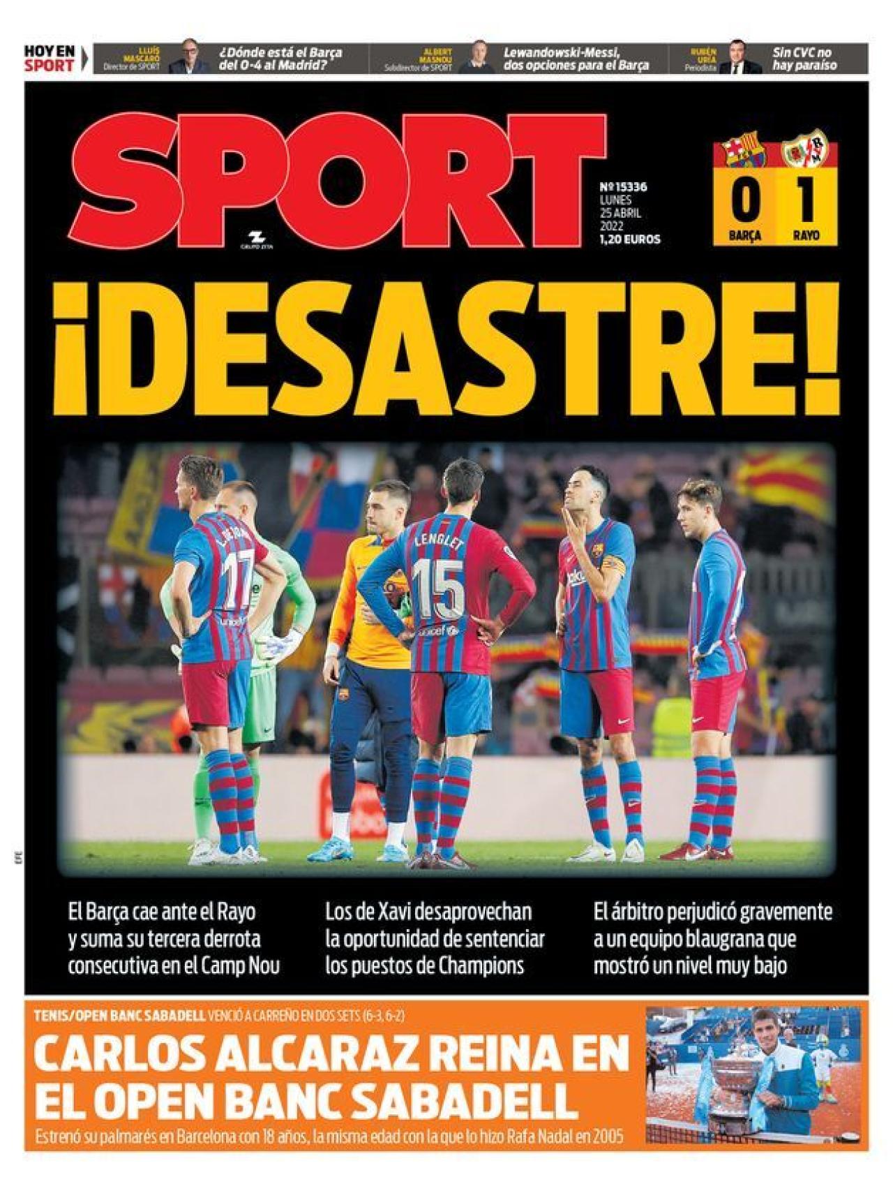 Portada SPORT