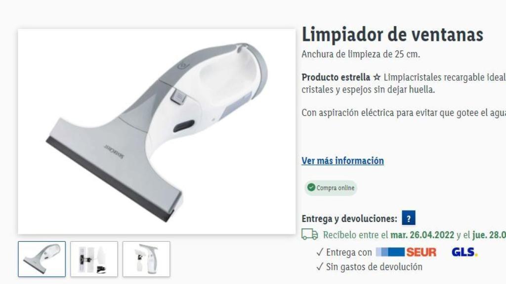 Limpiador de ventanas de Lidl.