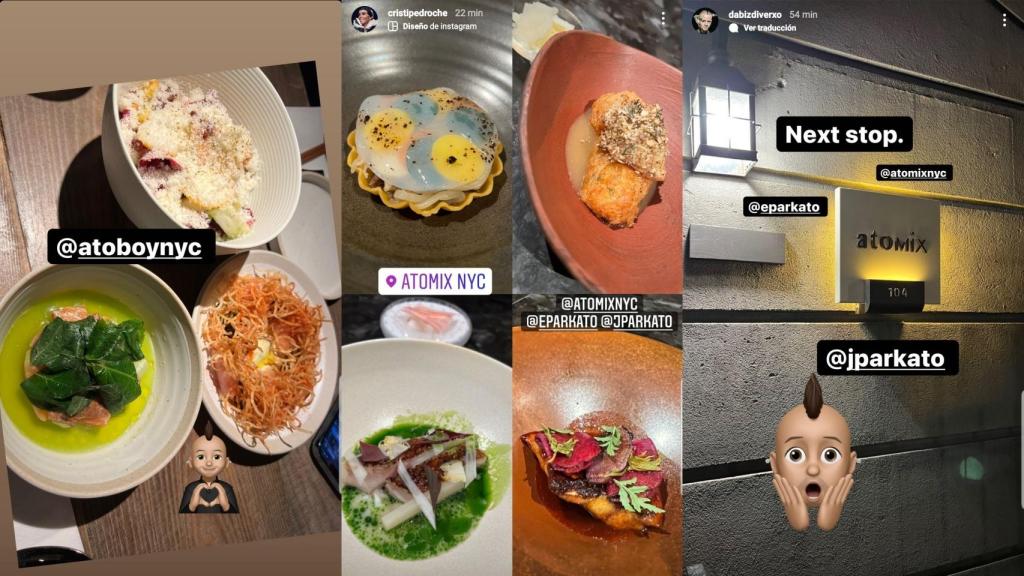 La visita de Dabiz Muñoz al restaurante Atomix.