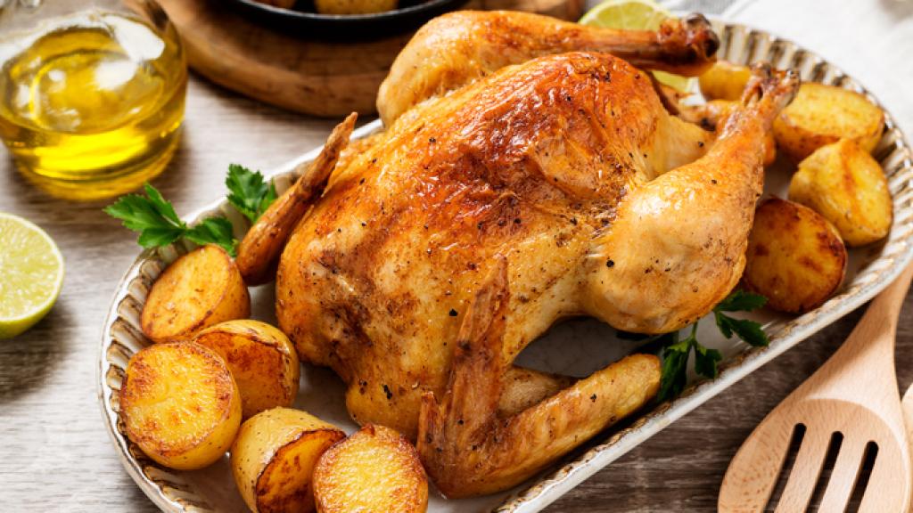 Receta de pollo asado sin horno para chuparte los dedos.