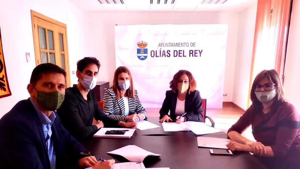 Este lunes se ha firmado el acuerdo entre Iberdrola y el Ayuntamiento de Olías del Rey (Toledo).