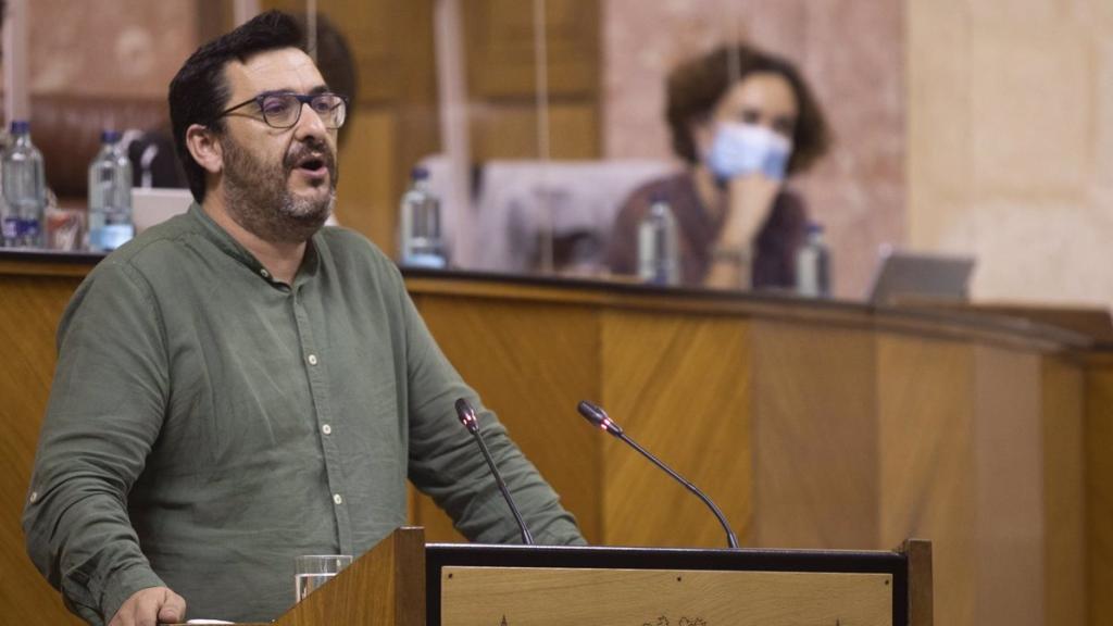 El diputado de Unidas Podemos Guzmán Ahumada.