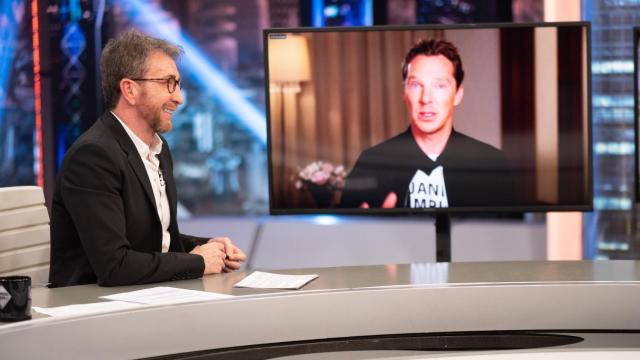 Benedict Cumberbatch en 'El Hormiguero'.