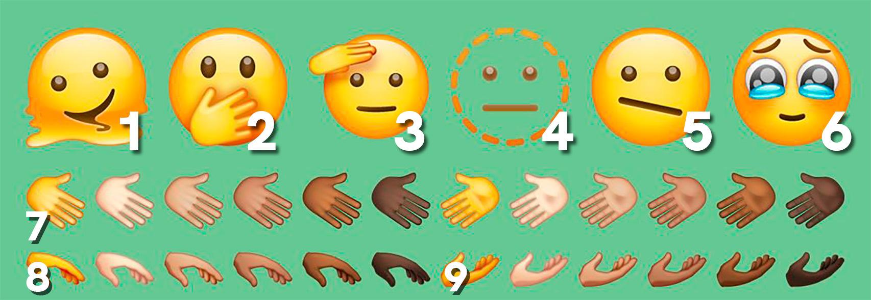 Los nuevos emojis de WhatsApp