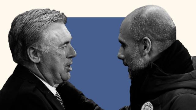 Carlo Ancelotti y Pep Guardiola