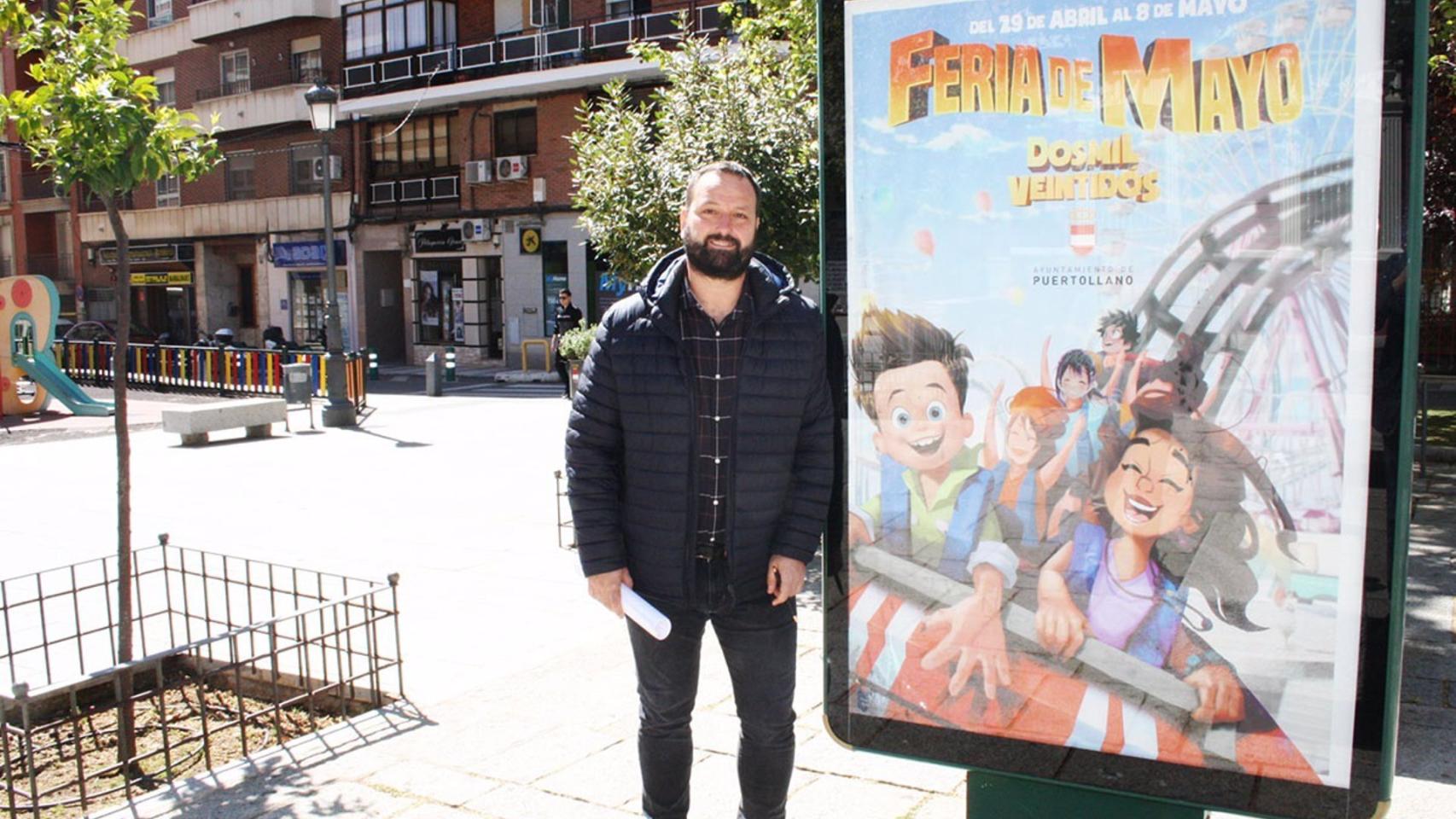 El concejal de Festejos de Puertollano, Jesús Caballero