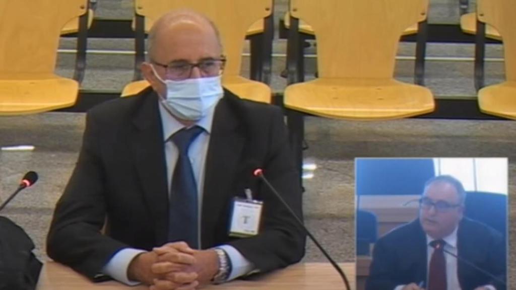 Florentino Villabona, director adjunto operativo de la Policía en 2017, durante su declaración./