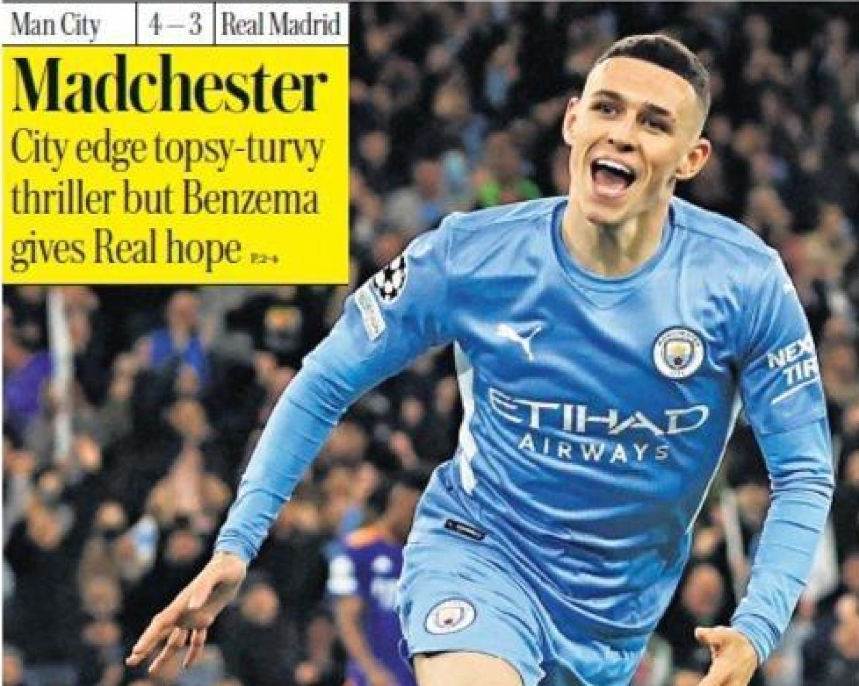 Portada de The Telegraph