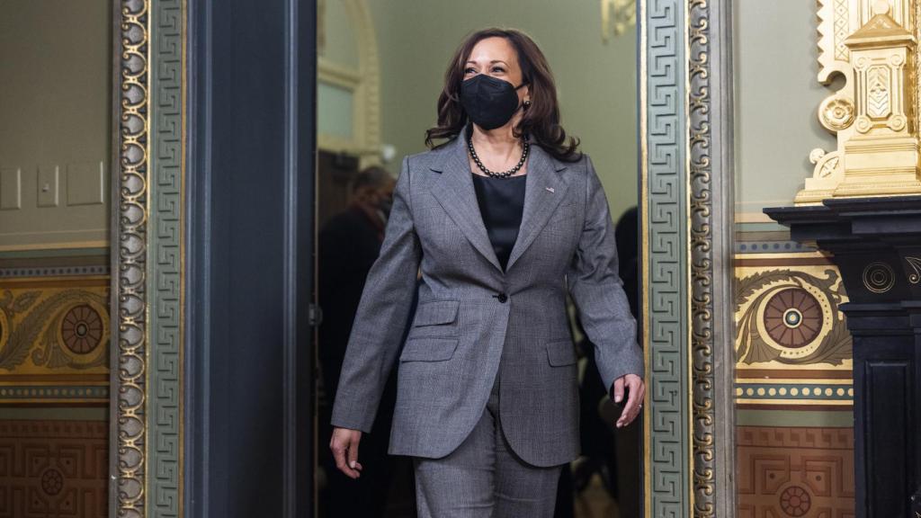 La vicepresidenta de los Estados Unidos en Washington.