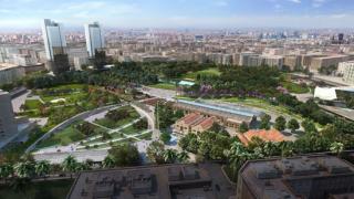 Imagen del Parque Central de Valencia, del estudio de Gustafson Porter.