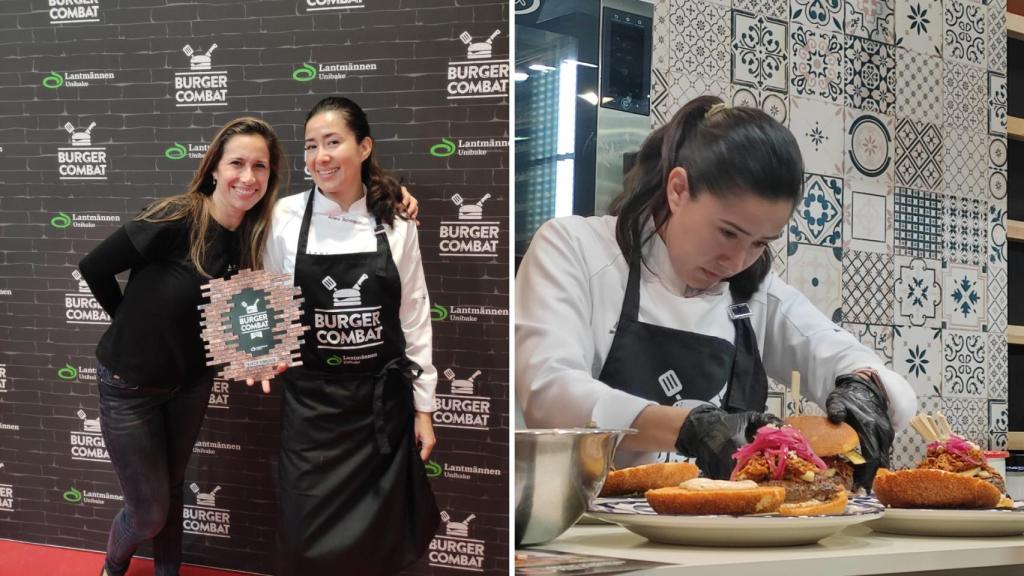 Paulina y Ariana Schönborn, propiertarias de Apache Burger Grill.