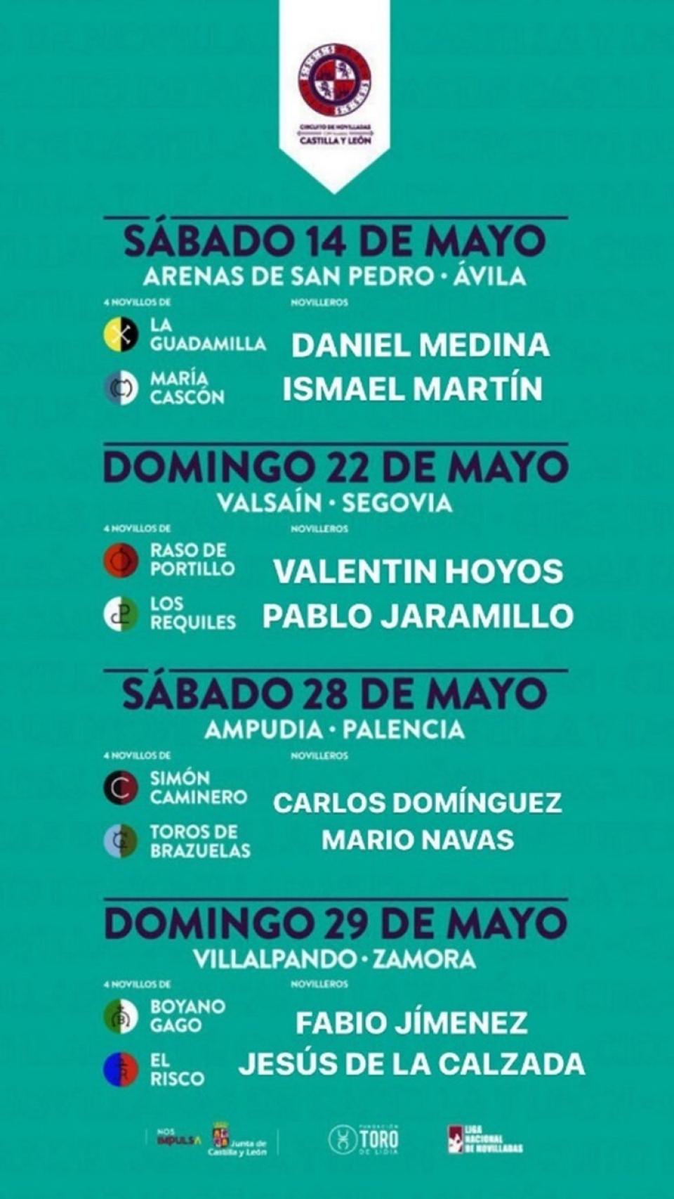 Programa del III Circuito de Novilladas.