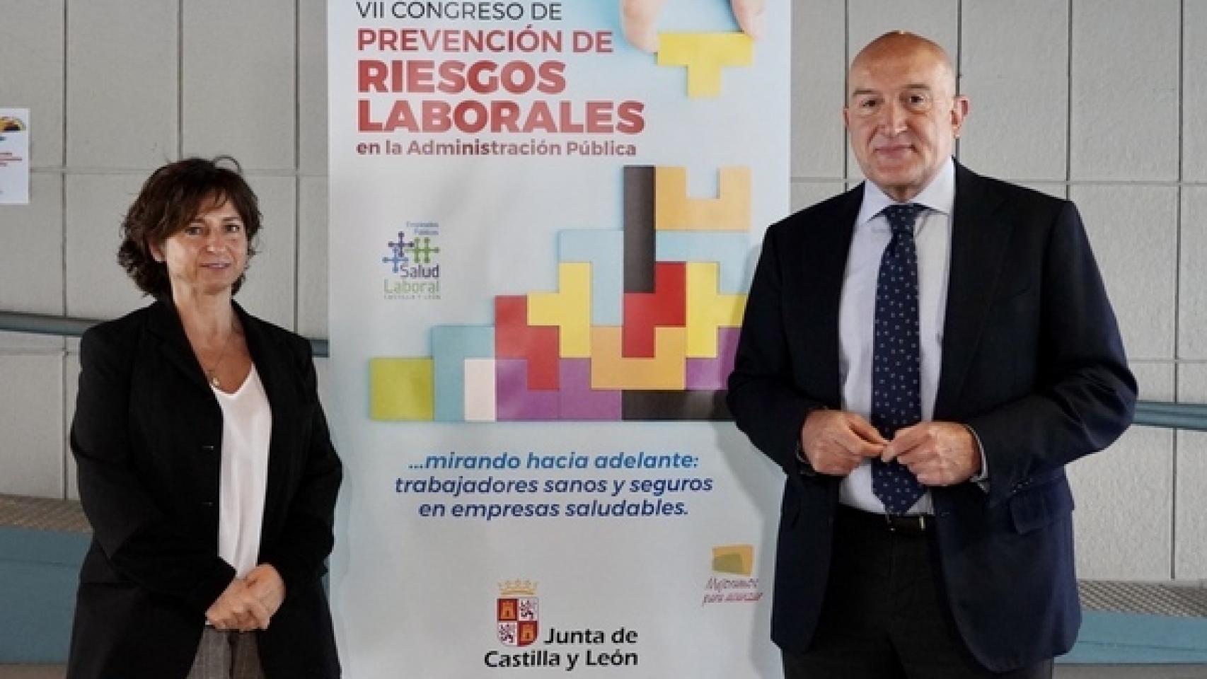 El consejero de la Presidencia, Jesús Julio Carnero, inaugura el VII Congreso de Prevención de Riesgos Laborales en la Administración Pública