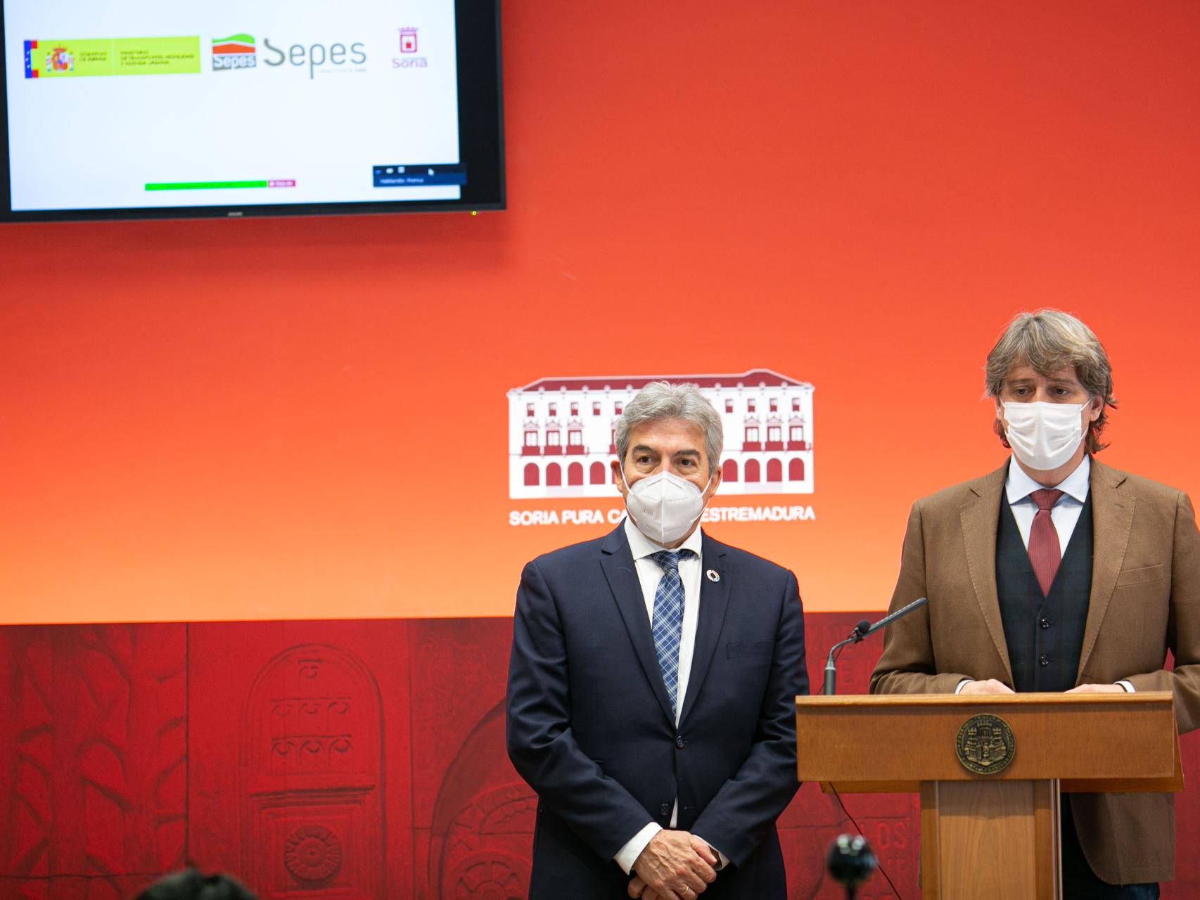 El alcalde de Soria, Carlos Martínez, en una imagen de archivo.