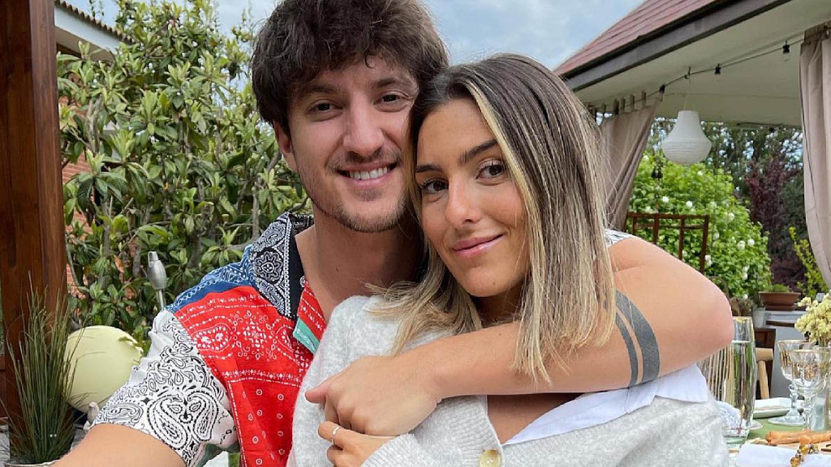 Anna Ferrer e Iván Martín en una imagen compartida en las redes sociales.