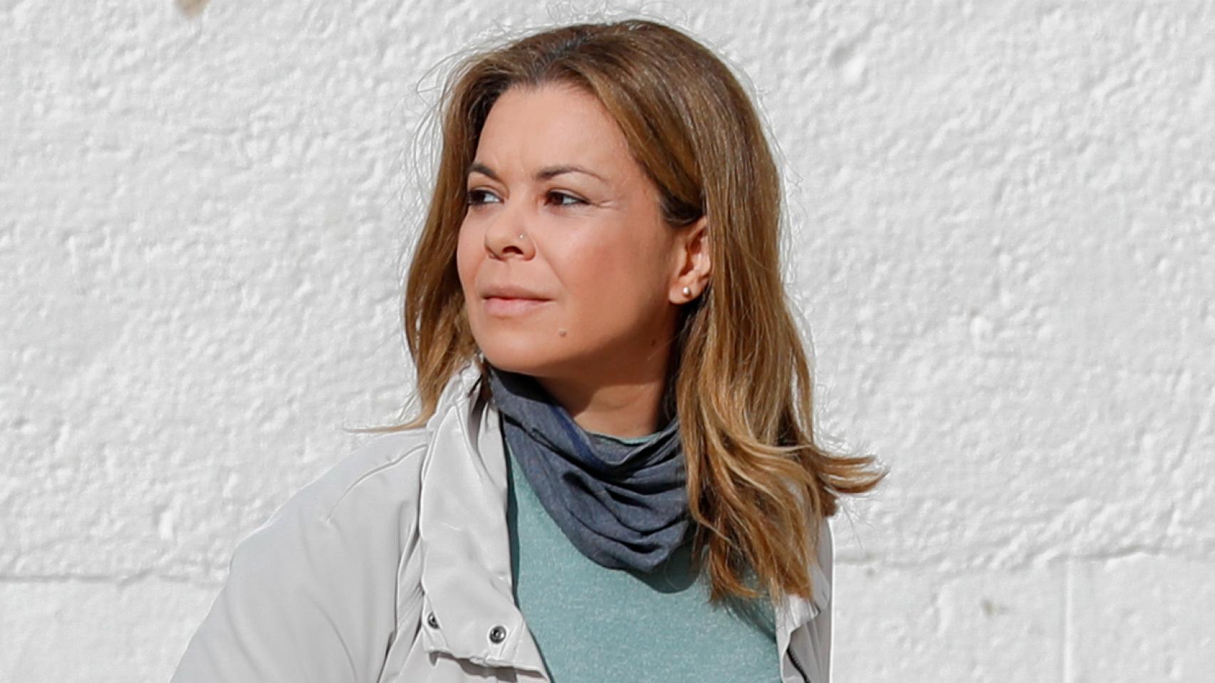 María José Campanario en una fotografía tomada en abril de 2019 por las calles de Lloret de Mar.