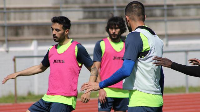 Rodri en un entrenamiento. Foto: CD Toledo