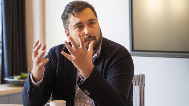 Alexander Dmitrenko, durante una entrevista con Crónica Global