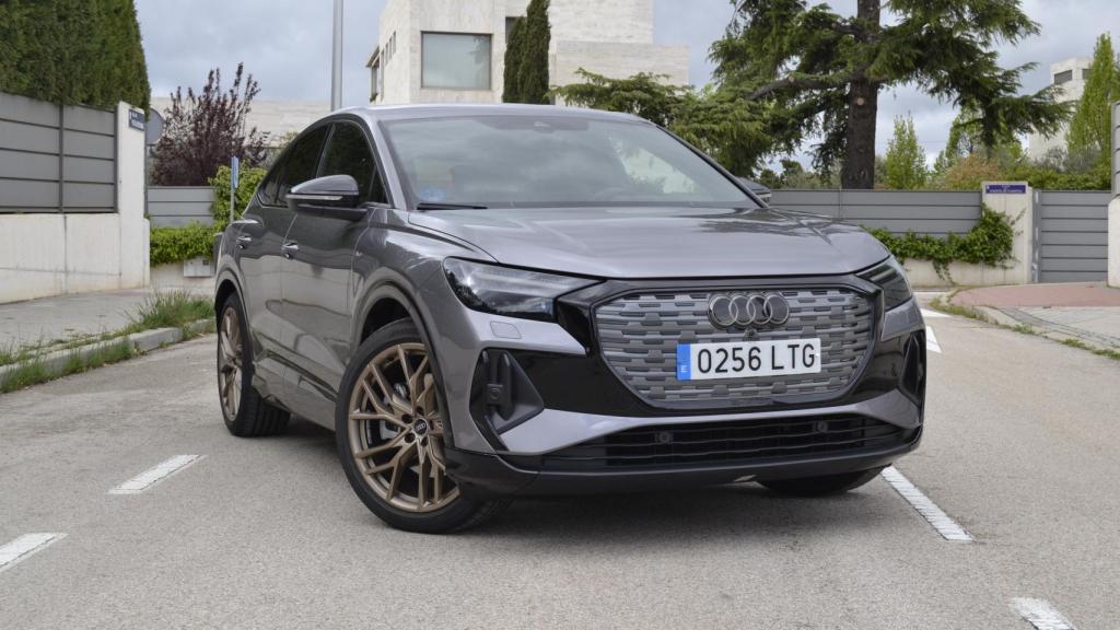 El Audi Q4 Sportback e-tron es el segundo modelo más accesible de la gama eléctrica.