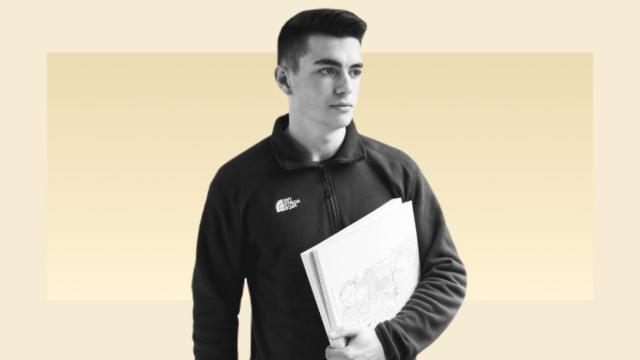 Andy Costa, en una imagen del alumno difundida por Hablamos Español. EE