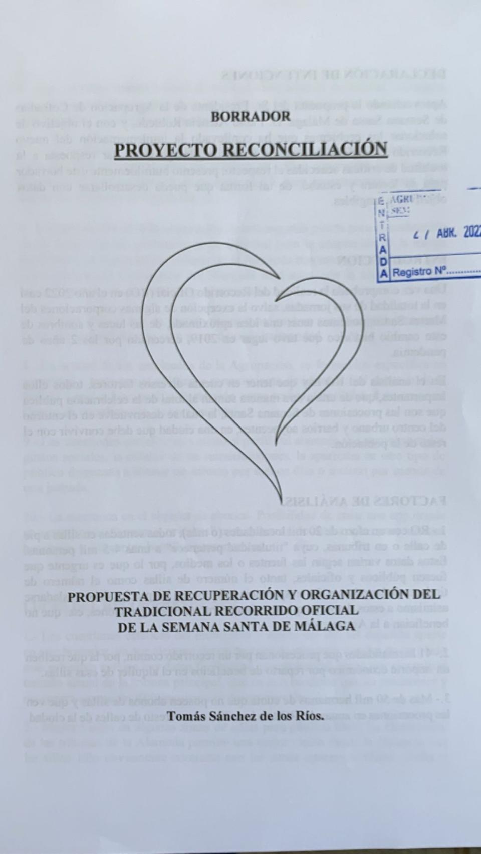 Primera página del documento.