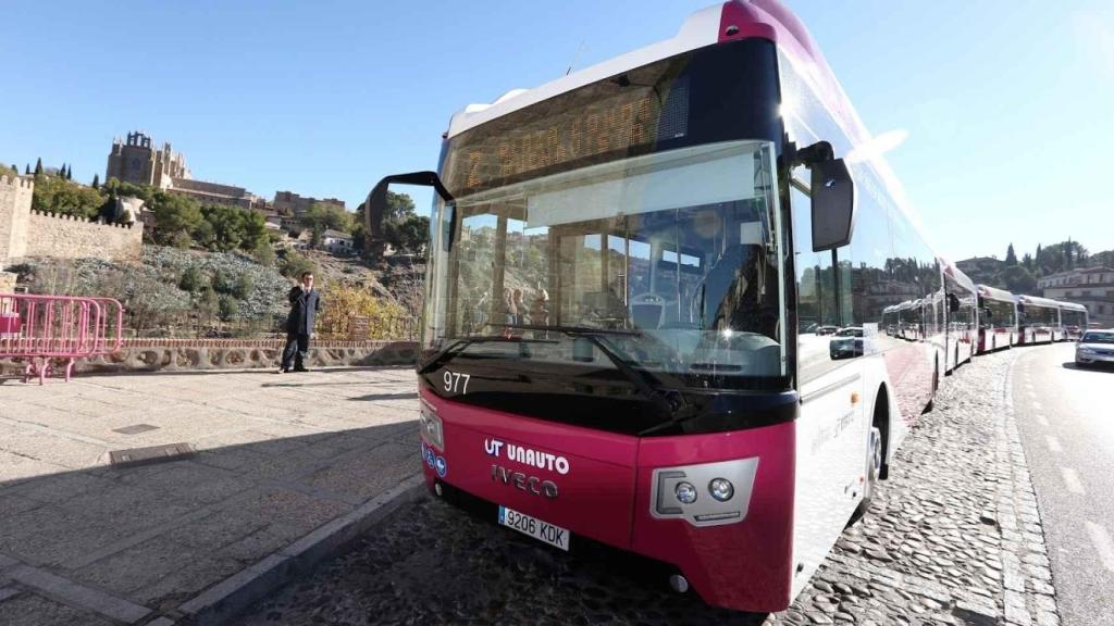 Autobuses urbanos de la ciudad de Toledo.